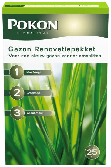 Pokon Gazon Renovatiepakket 3-in-1 25m² 1750 gram