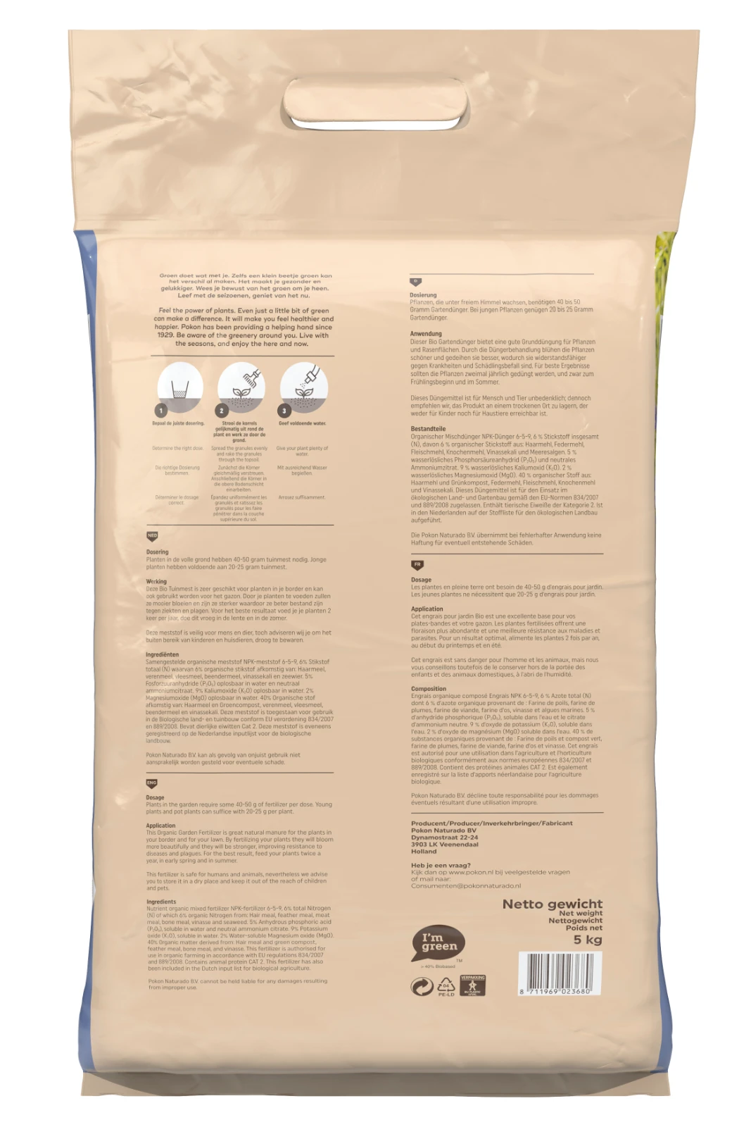 Pokon Bio Tuinmest 5kg