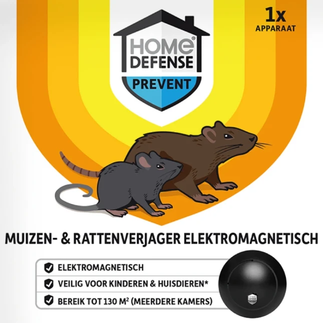 Home Defense Muizen- & Rattenverjager 130m²