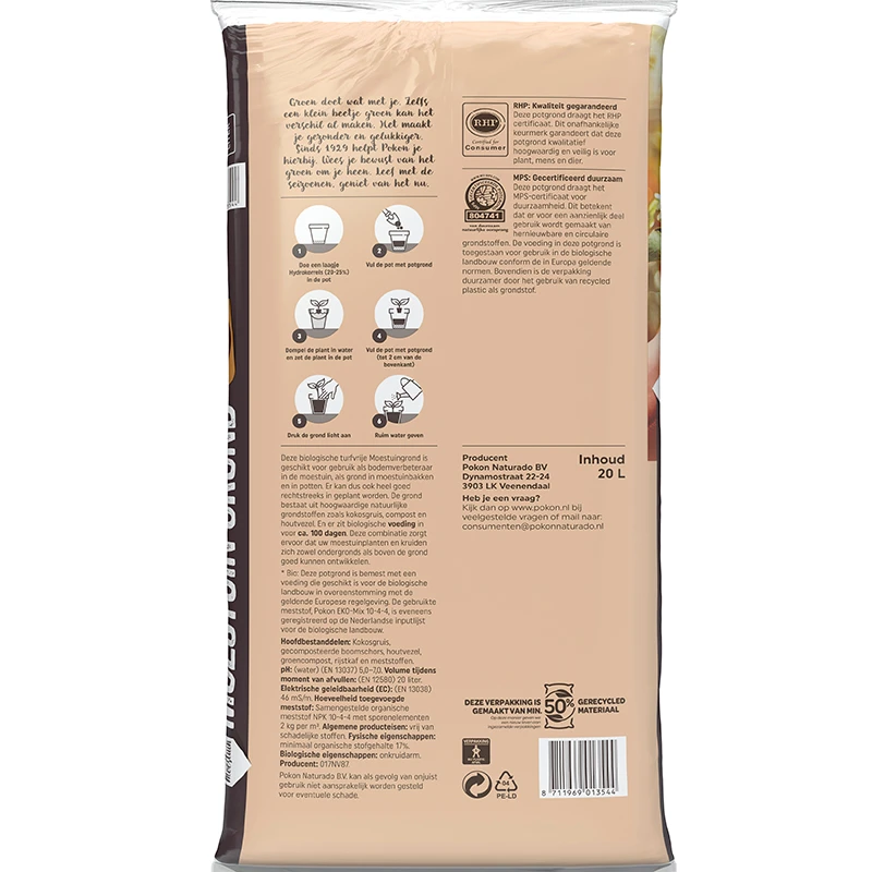 Pokon Bio Moestuin Grond 20L
