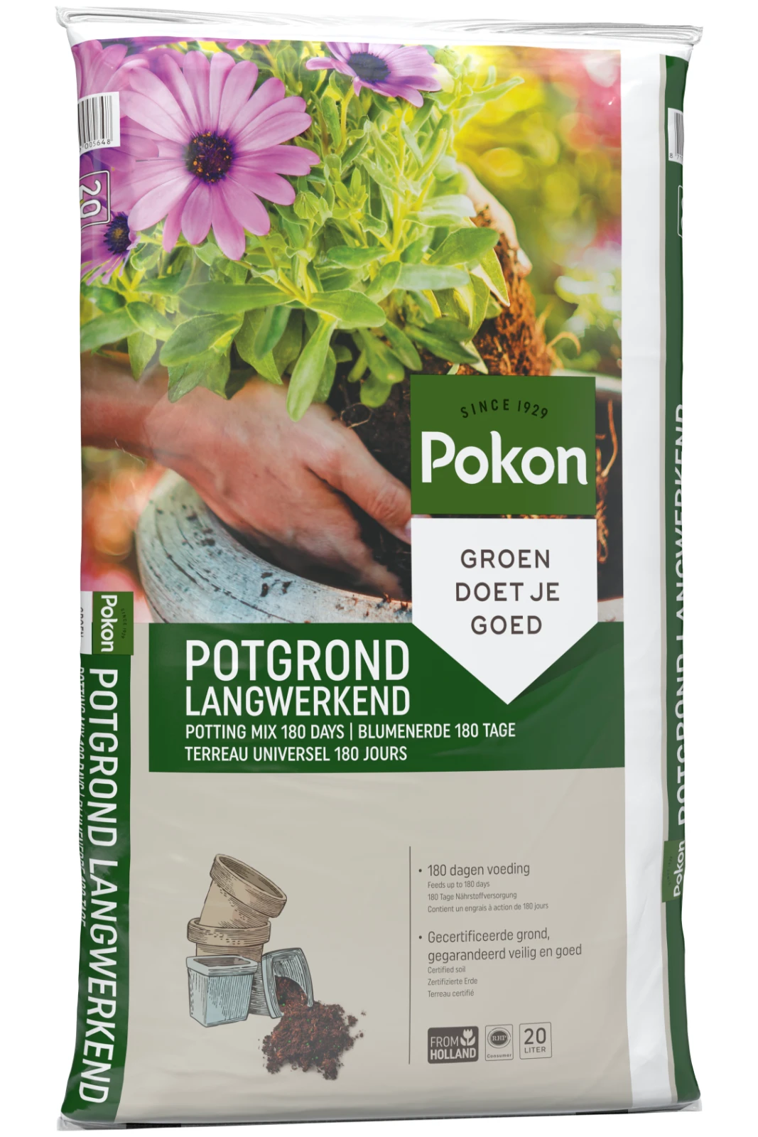 Pokon Potgrond Langwerkend 20L