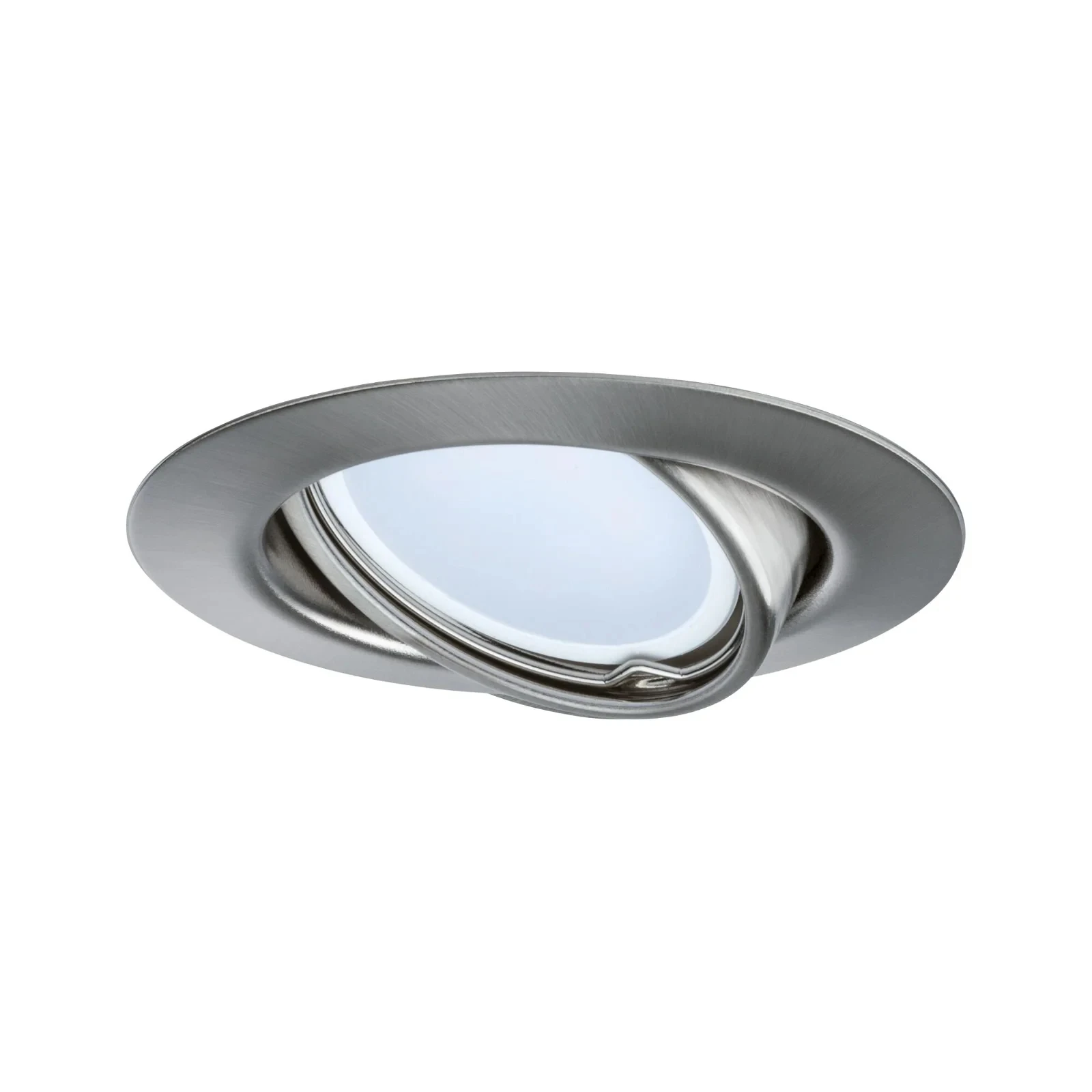 Paulmann LED-inbouwspot Base 5W GU10 staal O90mm - 1-spot