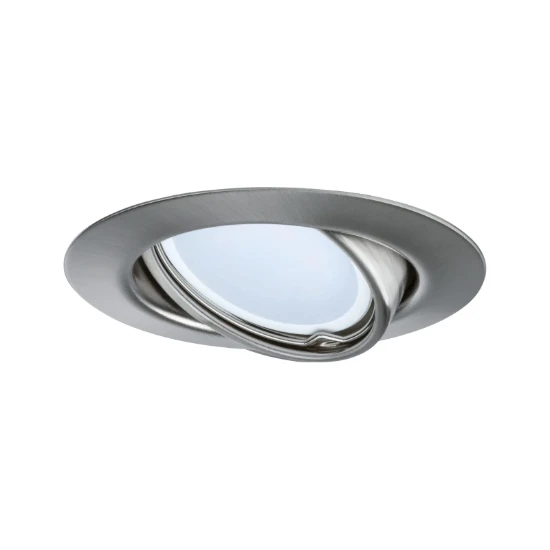 Paulmann LED-inbouwspot Base 5W GU10 staal O90mm - 1-spot