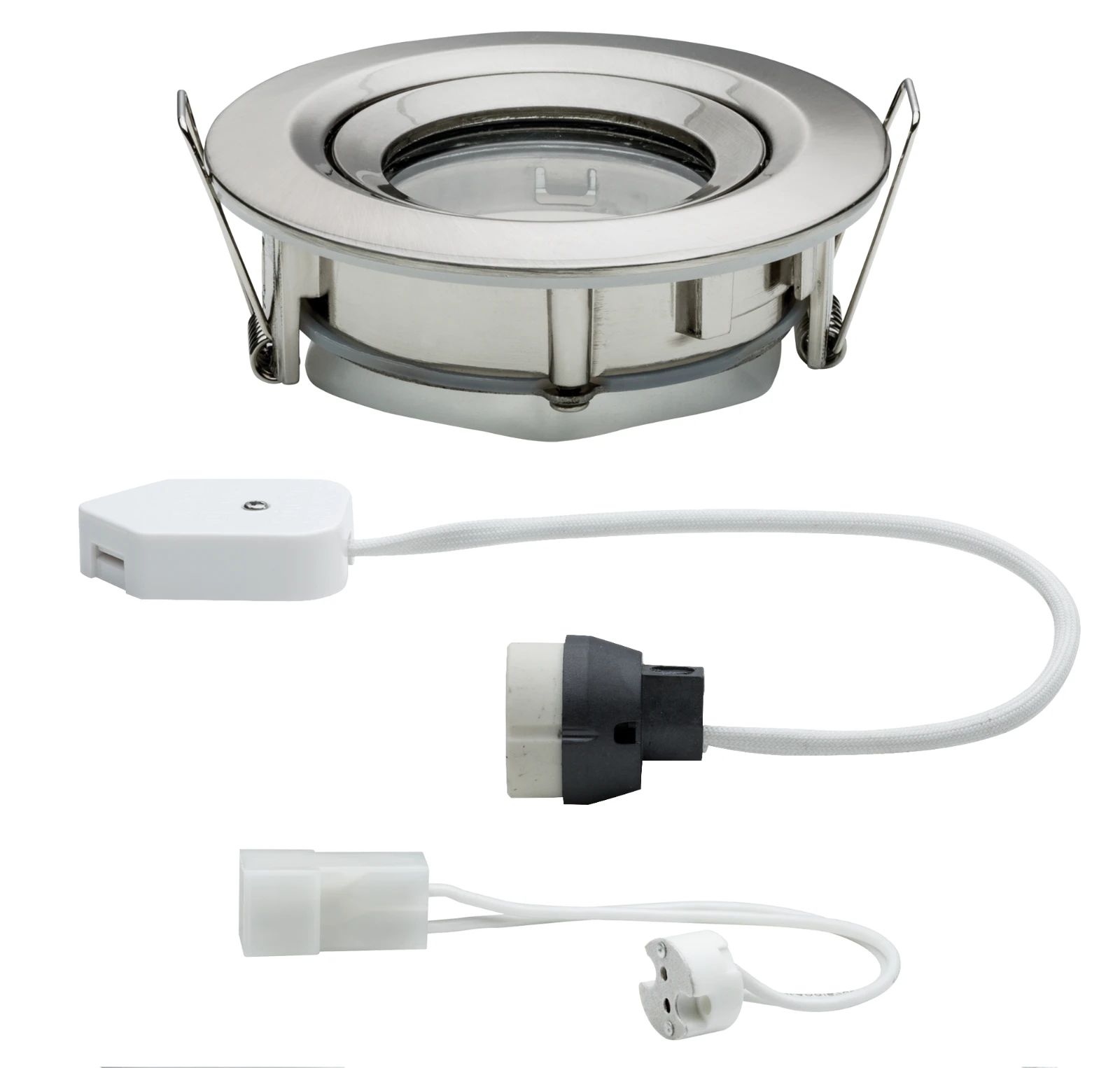 Paulmann Inbouwlamp Nova IP65 GU10/GU5,3 35W staal - 1-spot