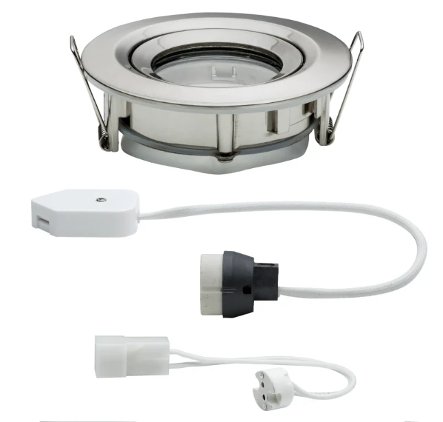 Paulmann Inbouwlamp Nova IP65 GU10/GU5,3 35W staal - 1-spot