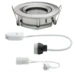Paulmann Inbouwlamp Nova IP65 GU10/GU5,3 35W staal - 1-spot