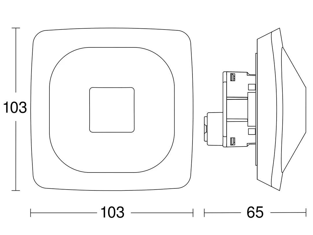 Steinel Aanwezigheidsmelder HF 360 II IP inbouw