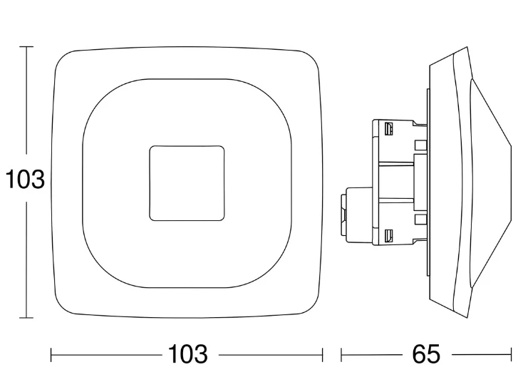 Steinel Aanwezigheidsmelder HF 360 II IP inbouw