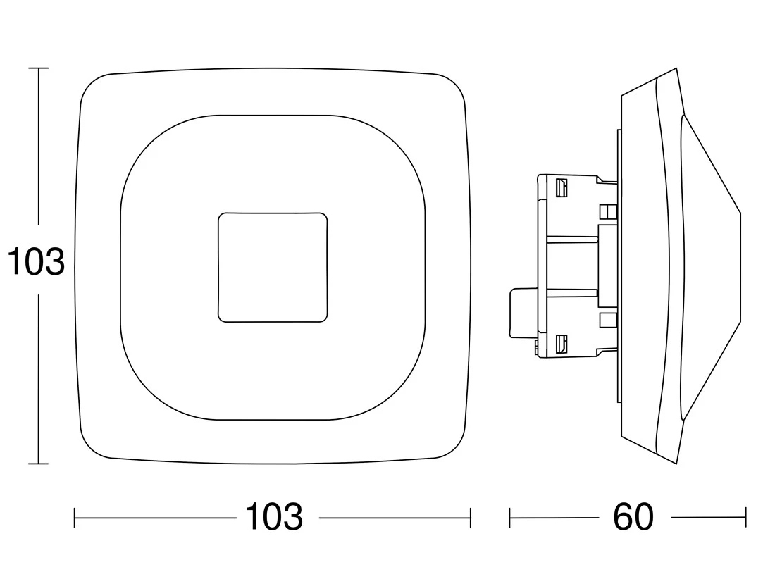 Steinel Dét. de présence HF 360 II KNX V3 enc