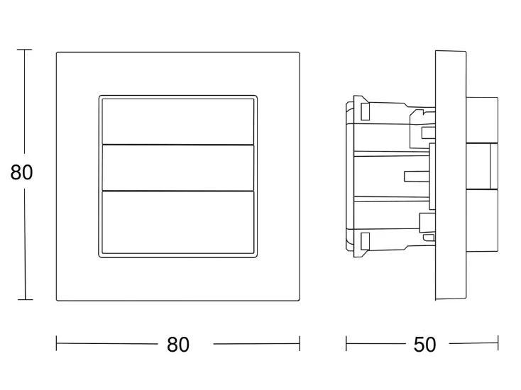 Steinel Dét. de mouv HF 180 KNX blc