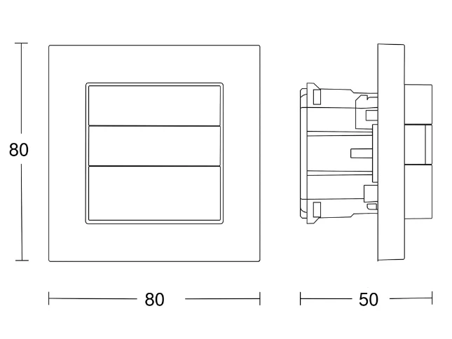 Steinel Dét. de mouv HF 180 KNX blc