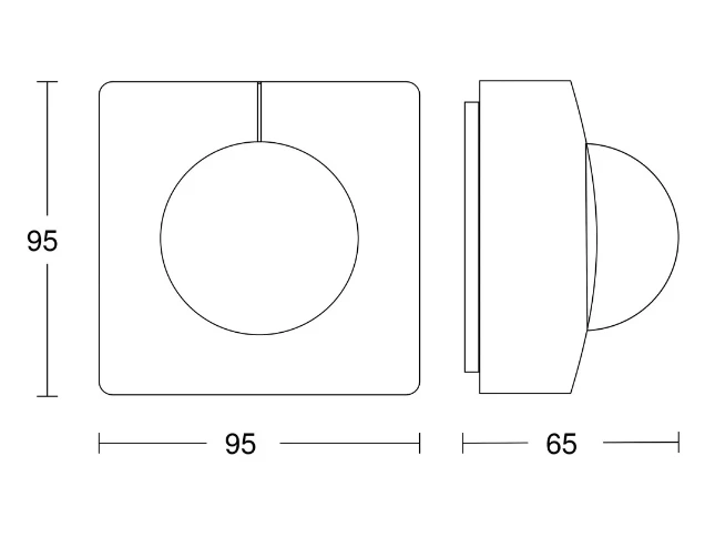 Steinel Dét. de mouv IS 3360 MX HB KNX sai
