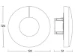 Steinel Lichtsensor Dual KNX rond inbouw wit