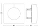 Steinel Crépusculaire Dual KNX carré, enc blc