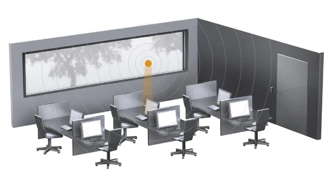 Steinel Lichtsensor Dual KNX rond inbouw wit