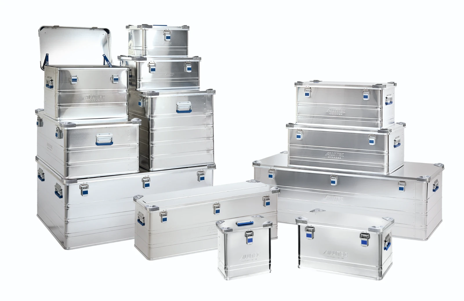 Alutec Aluminium kist INDUSTRY 400 - zilver