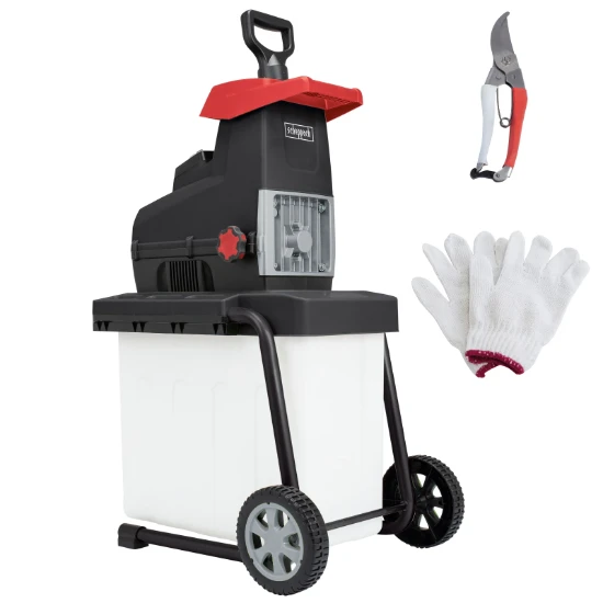 Scheppach Hakselaar GS60 - 2800W - voor takken tot O44mm - 60L opvangbak