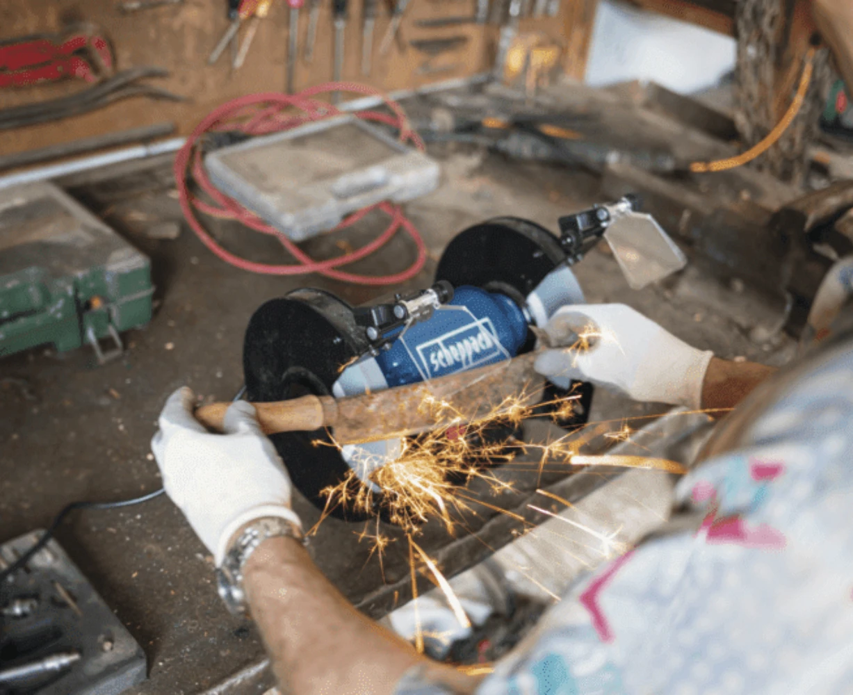 Scheppach Dubbele Tafelslijpmachine SM200L