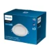 Philips LED-inbouwspot Diamond Cut DL251 zilver (3 stuks)