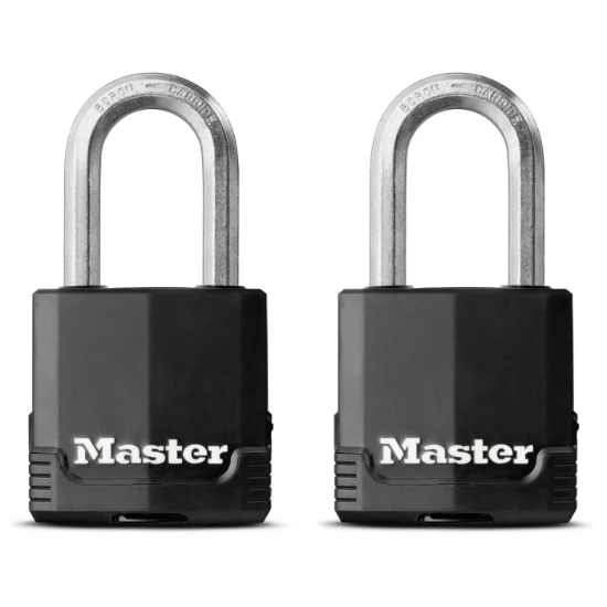 MasterLock 2 Cadenas Excell® en acier laminé 49mm