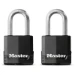 MasterLock 2 Cadenas Excell® en acier laminé 49mm