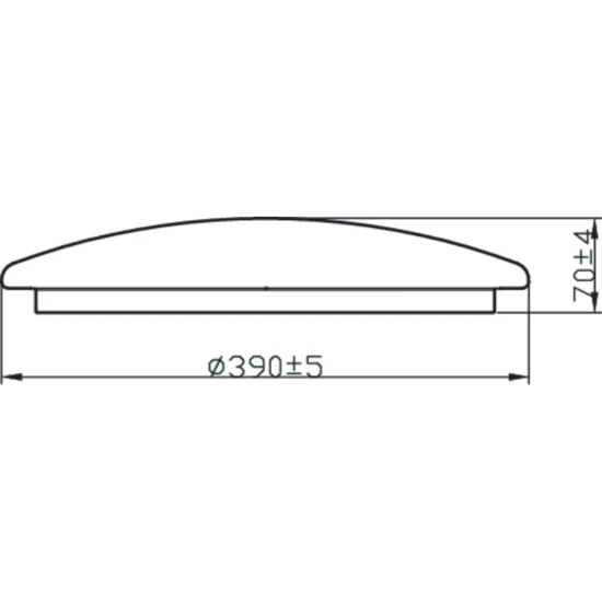 Philips LED-Plafondlamp Canopus CL259 20W IP44 O390 mm