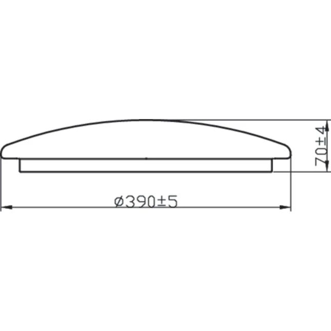 Philips LED-Plafondlamp Canopus CL259 20W IP44 O390 mm