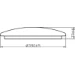 Philips LED-Plafondlamp Canopus CL259 20W IP44 O390 mm