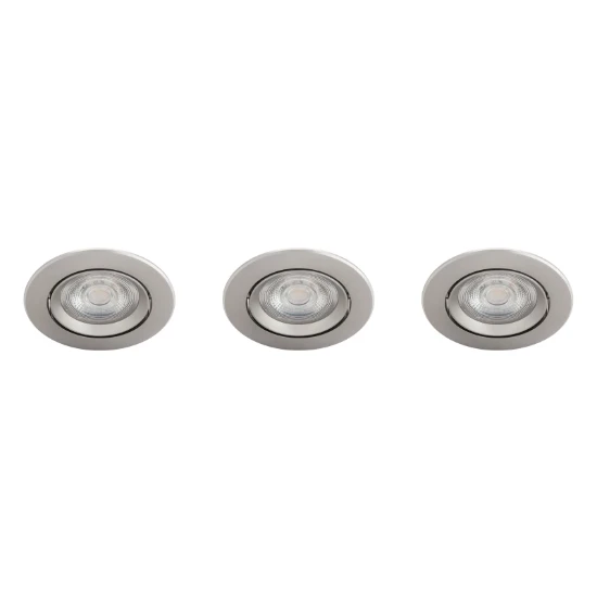 Philips LED-inbouwspot Sparkle SL261 5W nikkel (3 stuks)