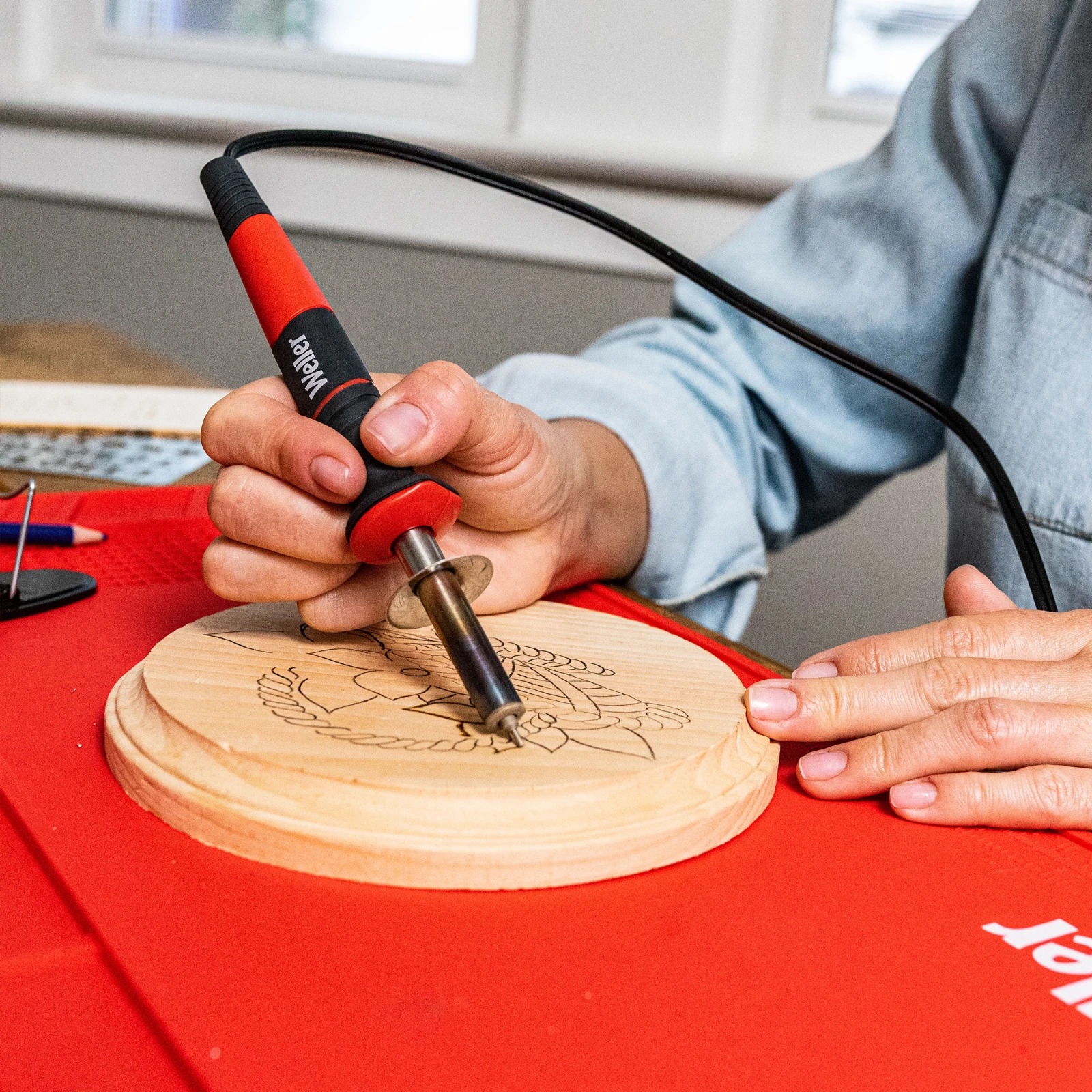 Weller Houtbranderset Pyrografie 25W 8-delig EU