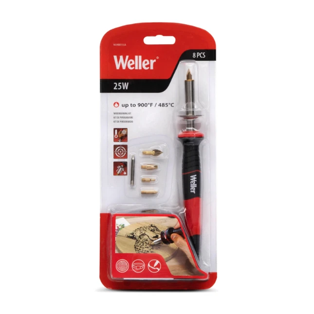 Weller Houtbranderset Pyrografie 25W 8-delig EU