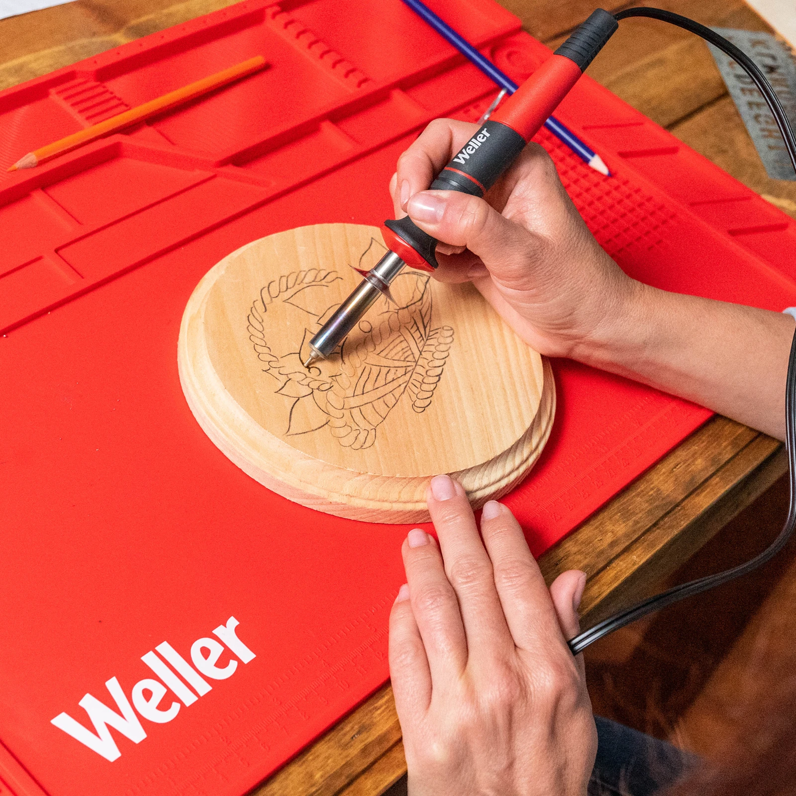 Weller Houtbranderset Pyrografie 25W 15-delig EU