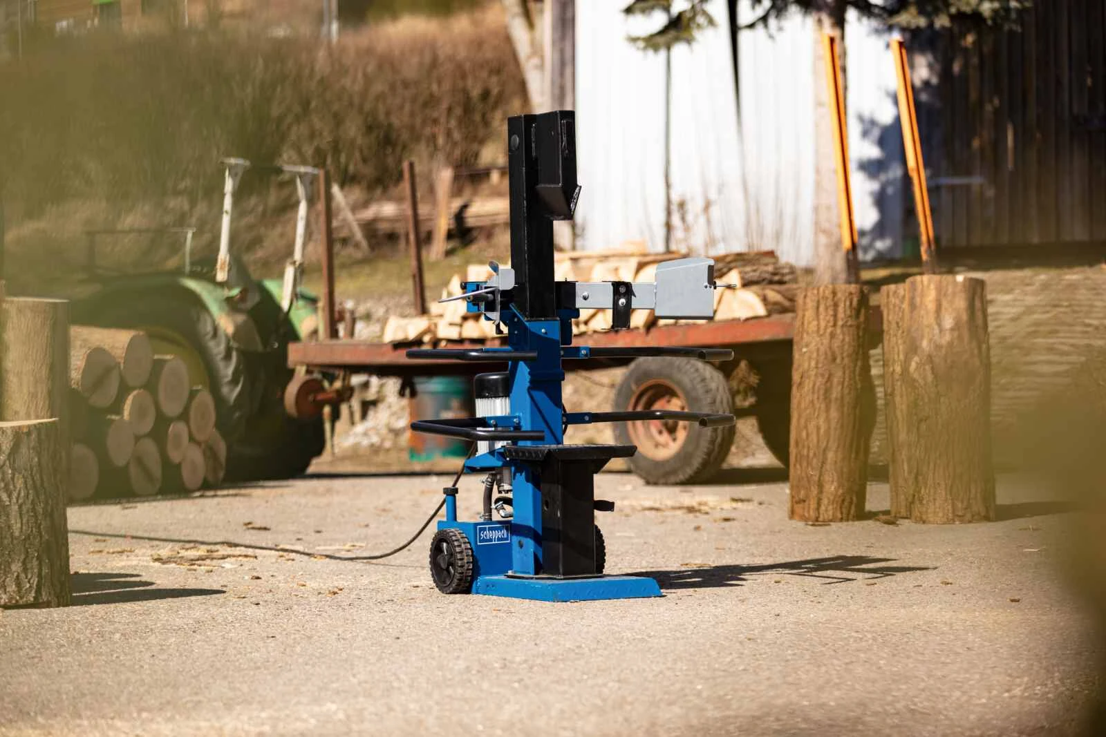 Scheppach Houtklover Compact 8T 400V 8 ton