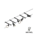 Paulmann Salt Wire Set max5x10W GU5.3 Black matt/C