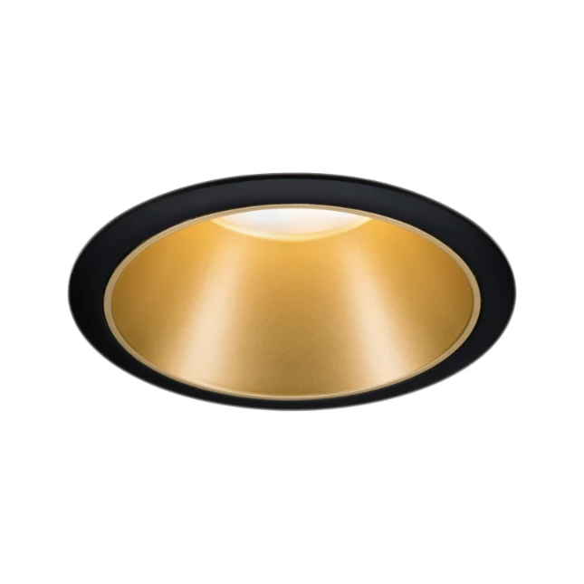 Paulmann LED-inbouwspot Cole 10W GU10 O88mm zwart/goud