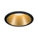 Paulmann LED-inbouwspot Cole 10W GU10 O88mm zwart/goud