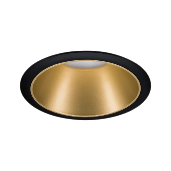 Paulmann LED-inbouwspot Cole 10W GU10 O88mm zwart/goud