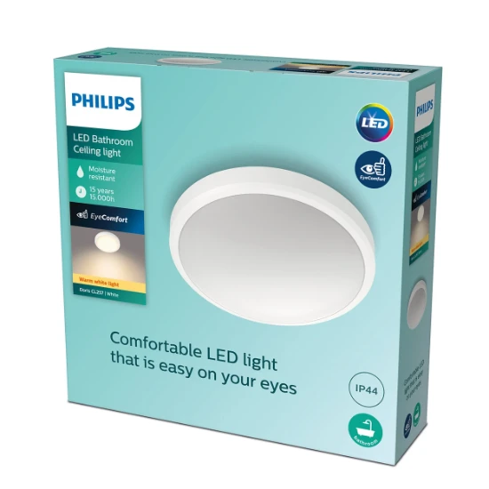 Philips LED-Plafondlamp DorisCL257 17W 27K IP44 O313 mm