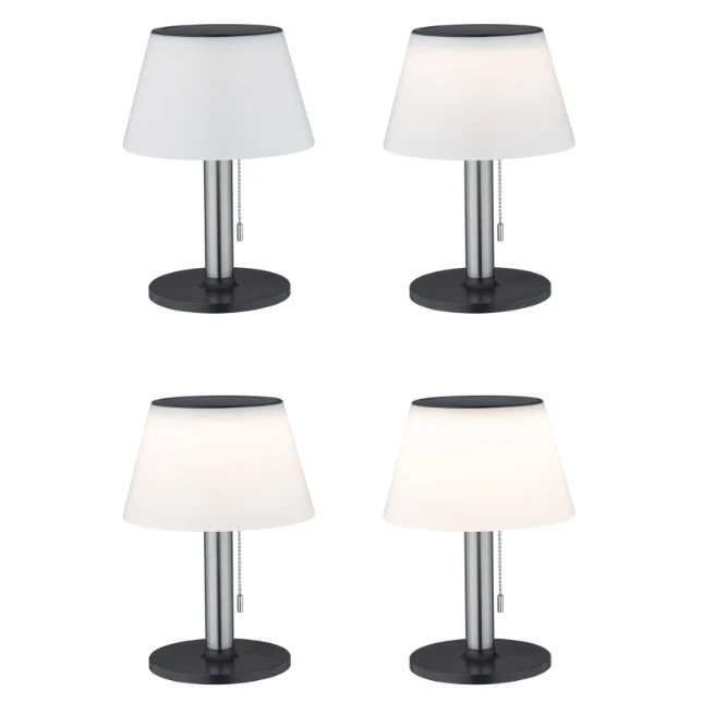 Paulmann Outdoor Solar LED-tafellamp Lillesol IP44 3000K edelstaal