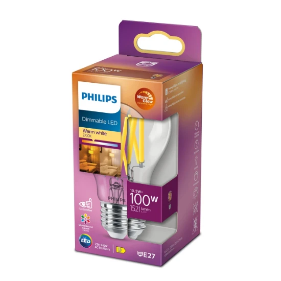 Philips LED Filament Classic 100W E27 A60 CL WGD90 SRT4