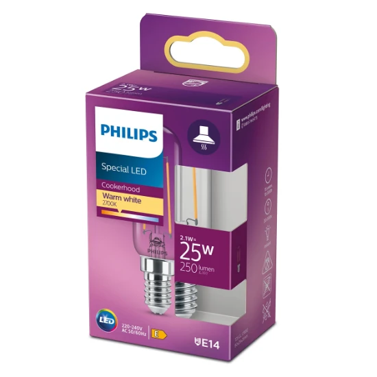 Philips Special LED filament 25W E14 T25L CL ND RF 1PF-12
