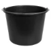 Berdal Emmer Gripline Durable 12L zwart (met knopbeugel en literscala)