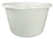 Berdal Kuip Gripline Durable 40L wit (met knopbeugel en literscala)