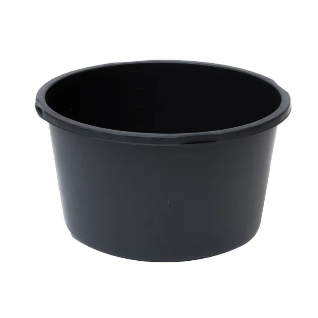 Berdal Kuip Gripline Durable 65L zwart (met knopbeugel en literscala)