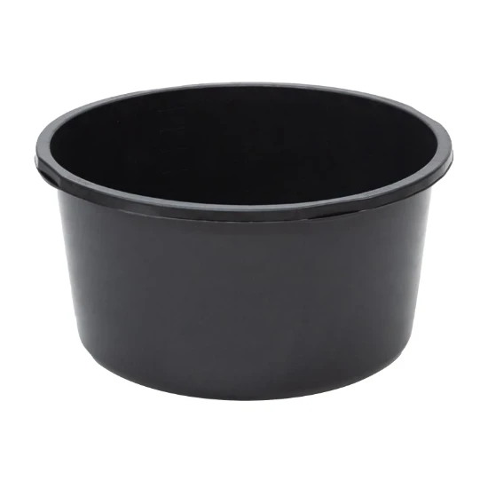 Berdal Kuip Gripline Durable 90L zwart (met knopbeugel en literscala)
