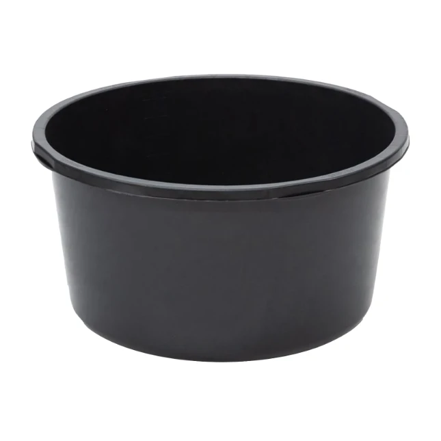 Berdal Kuip Gripline Durable 90L zwart (met knopbeugel en literscala)