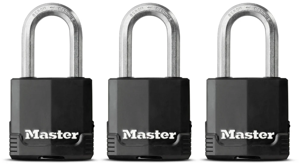 MasterLock Hangslot, Excell 3x48mm, O8mm, zw