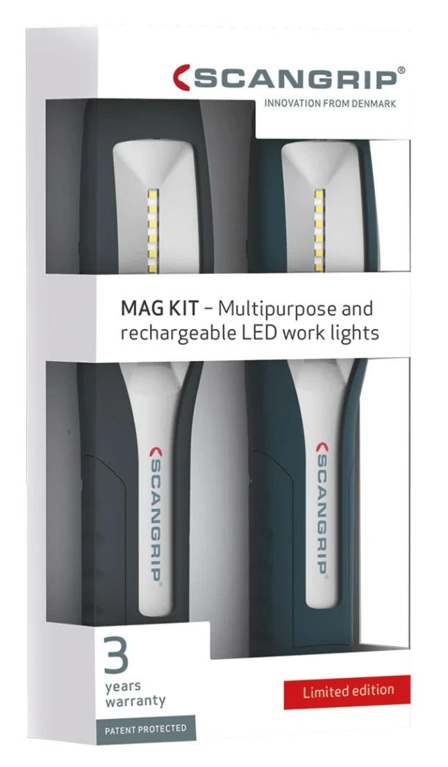 Scangrip Zaklamp Mag Pen 3 Promo-Kit - 2 kleuren