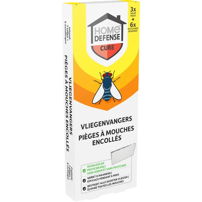 Home Defense Vliegenvangers (3 vallen + 6 navullingen)