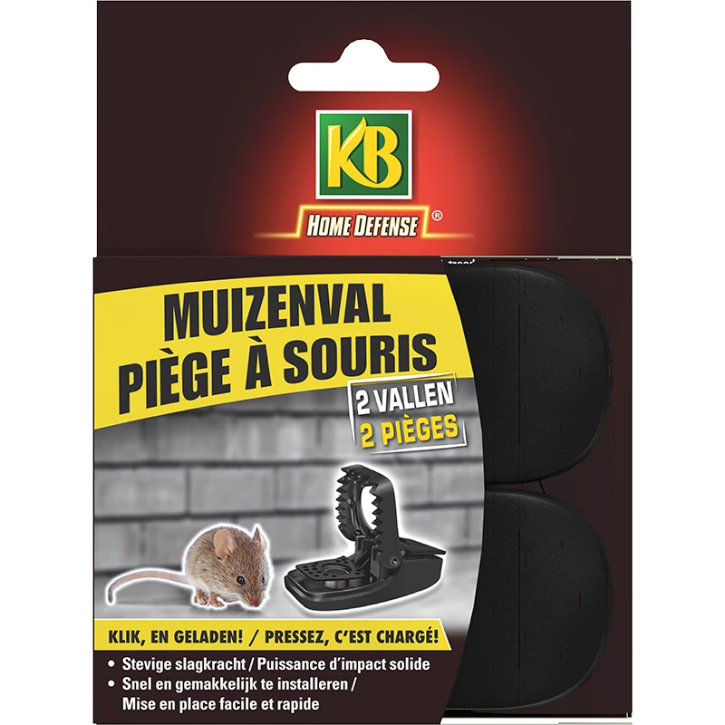 Home Defense Muizenval kunststof 2 stuks